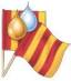 Red yellow striped flag