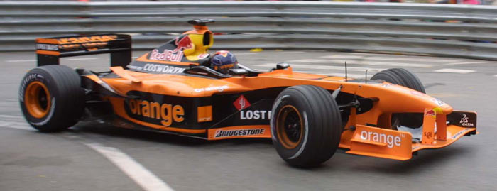 Arrows A23 driven by HeinzHarald Frentzen at Monaco 2002