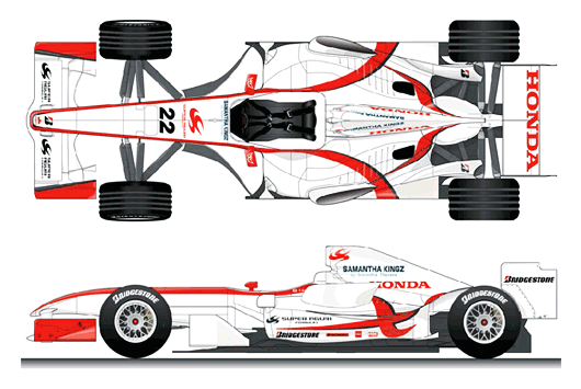 Super Aguri SA05 profile view