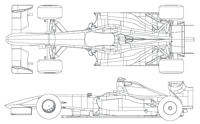 Williams FW31 blueprints